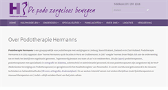 Desktop Screenshot of podotherapiehermanns.nl