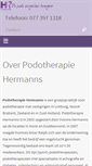 Mobile Screenshot of podotherapiehermanns.nl